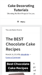 Mobile Screenshot of cakedecoratingtutorials.com